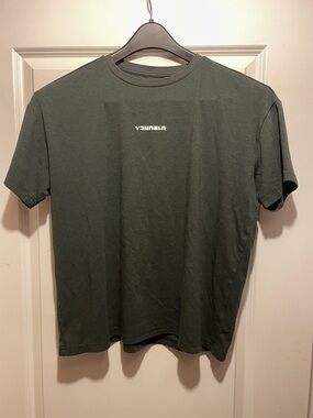 YoungLA 480 logo shirt Forest Green